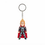 Superhero & Space Astronaut Cartoon Keychain