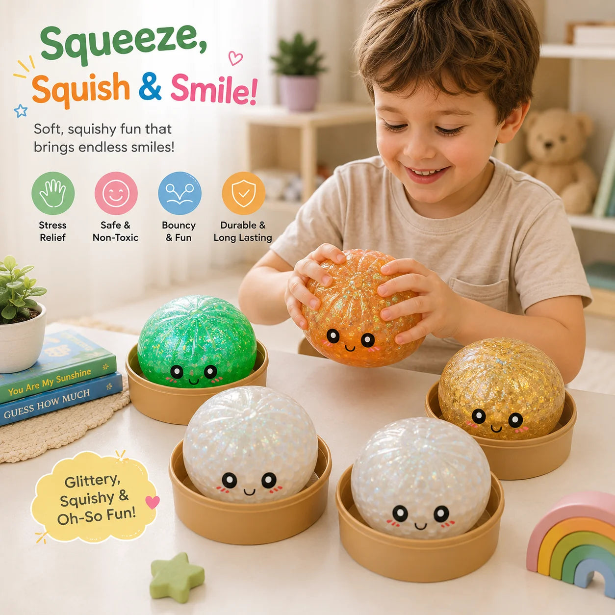 Needoh Nice Cube – squishy sensory fidget toy