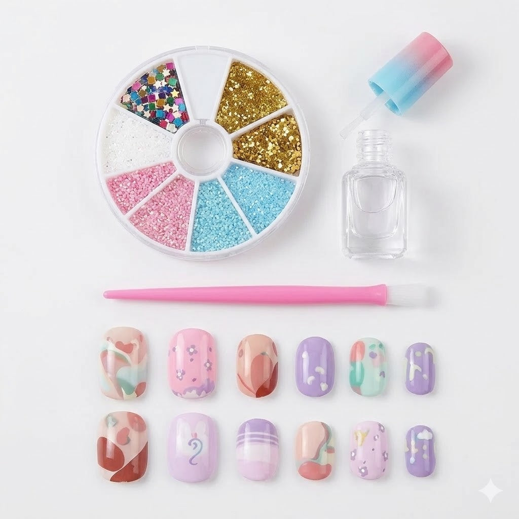 DIY Nail Art Kit for Kids – Creative Nail Design Set