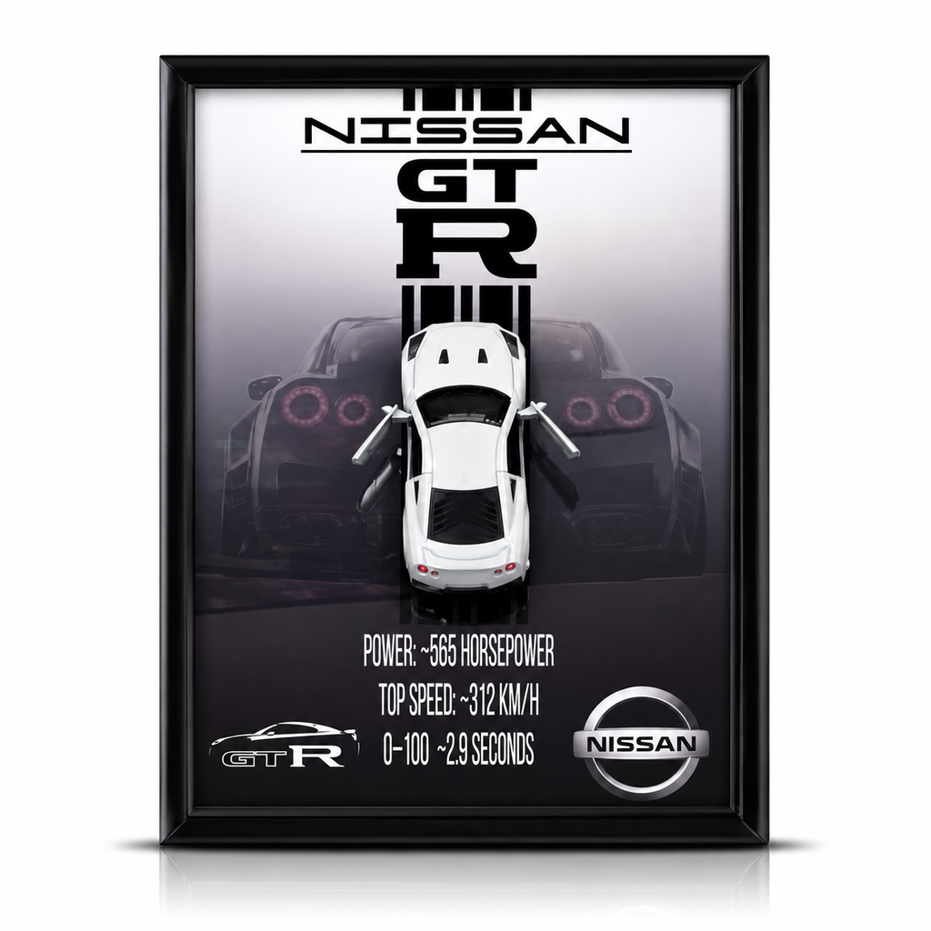 Magnetic Car Frame Collection – Premium 3D Wall Decor