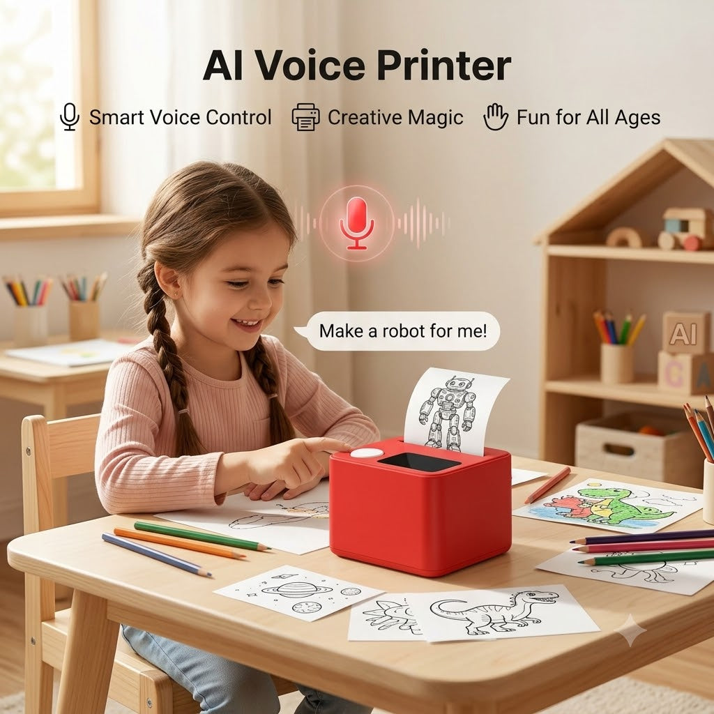 AI Voice Printer – Smart, Fun & Creative Printing for Kids