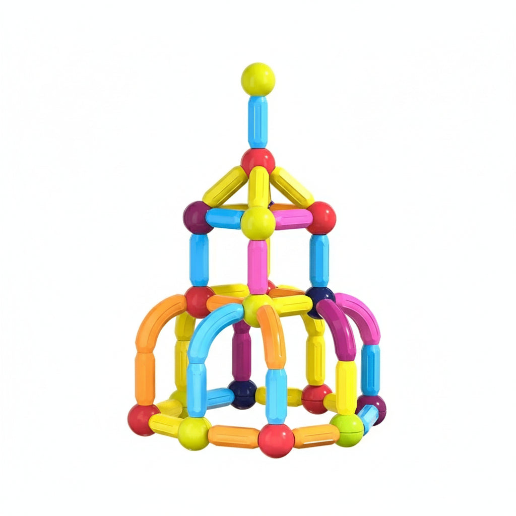 Magnetic Building Blocks – STEM Educational Toy - JustForKids