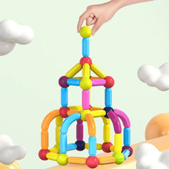 Magnetic Building Blocks – 64 Piece STEM Educational Toy
