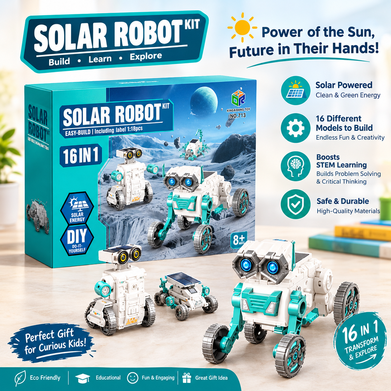 16-in-1 Solar Robot Kit