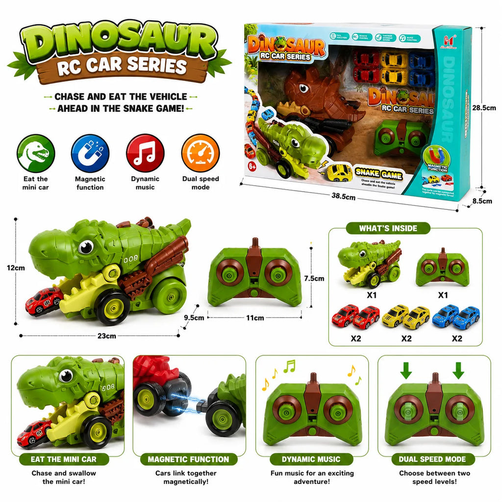 Dinosaur RC Car Series – Interactive Chomping RC Toy