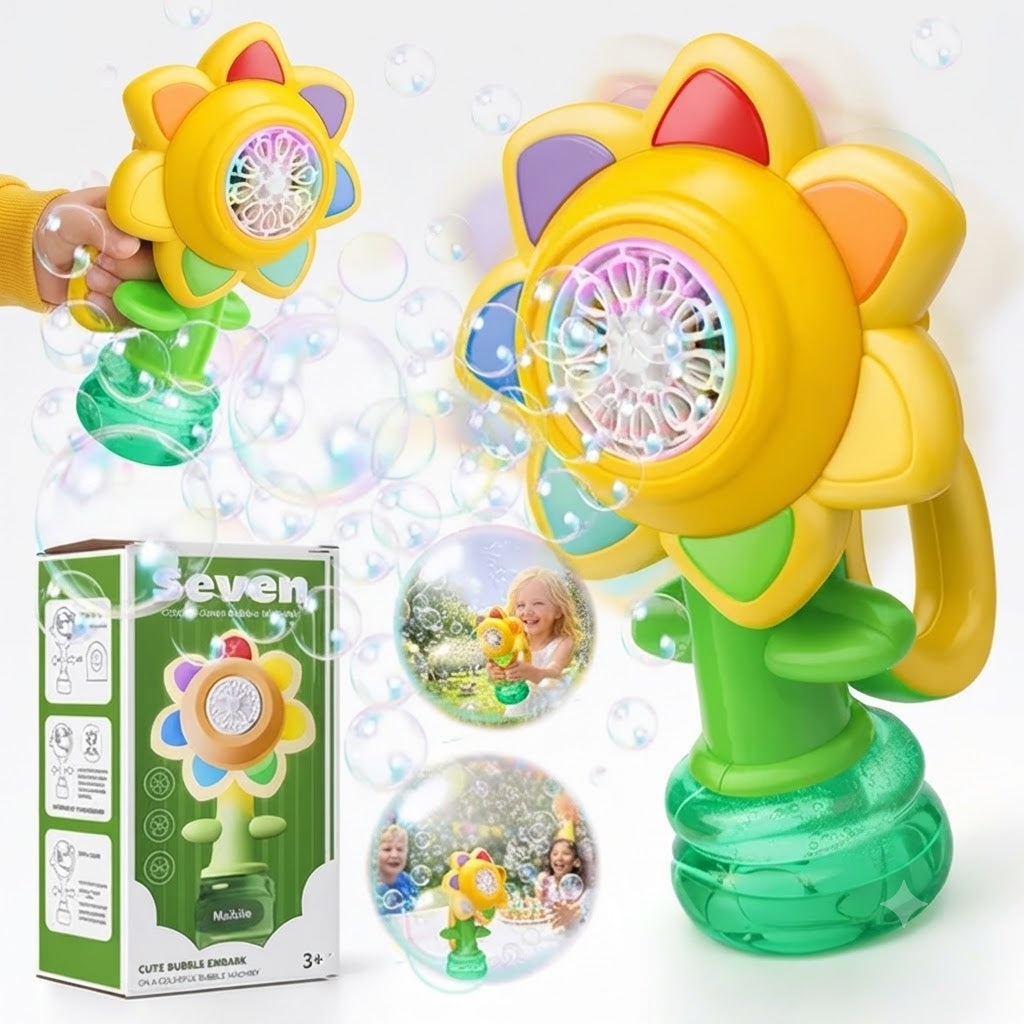 Flower Bubble Machine - Assorted Color