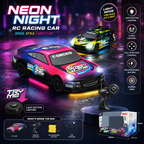 Neon Night RC Racing Car – Rechargeable Remote Control Toy