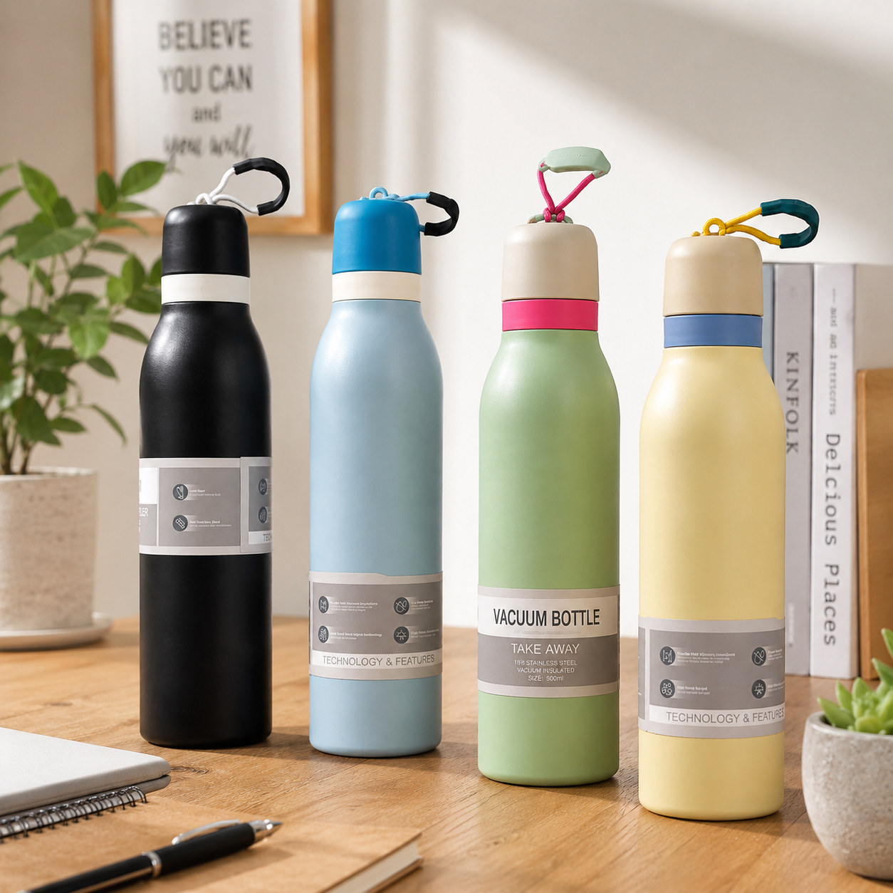 Vacuum Insulated Stainless Steel Water Bottle