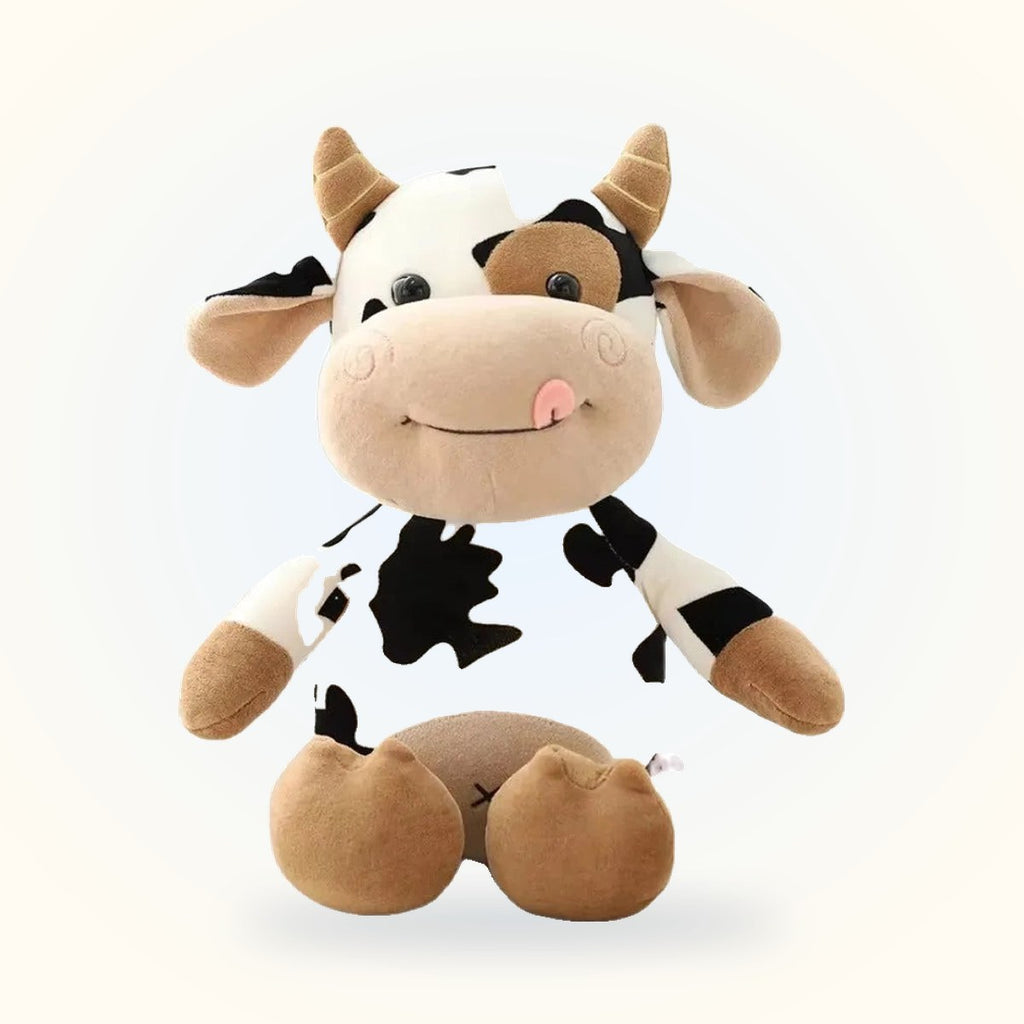 Cartoon Milk Cow Plush Toy - with Cow Music