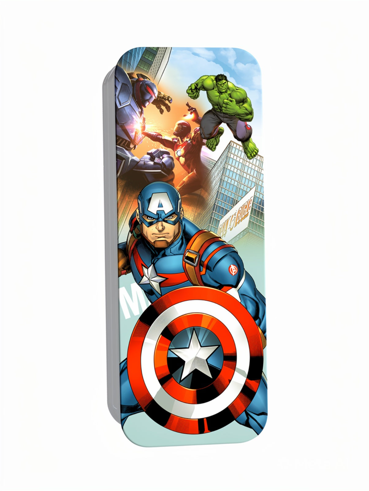 Metal Pencil Box with Multi Characters - Collection