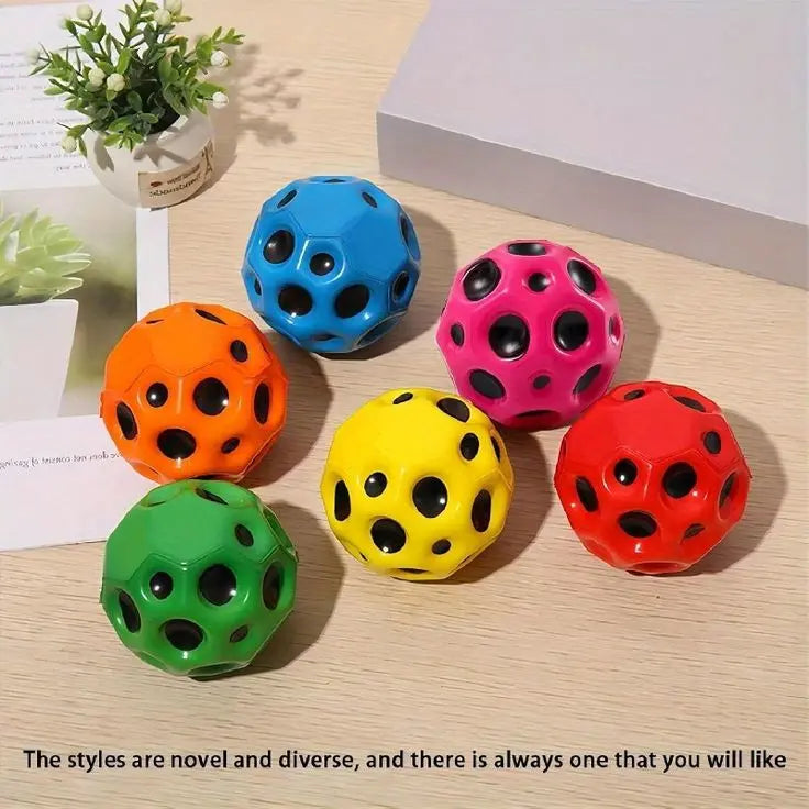 Bouncy Ball Anti-fall Moon Shape (Random Color) - JustForKids