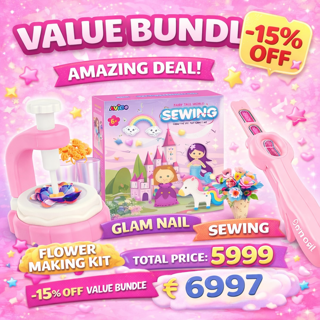 🎀✨ Girls Creative DIY Bundle — Crafts, Fashion & Imagination!