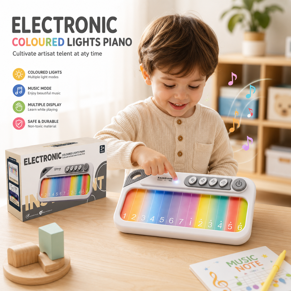 Electronic Colored Lights Piano