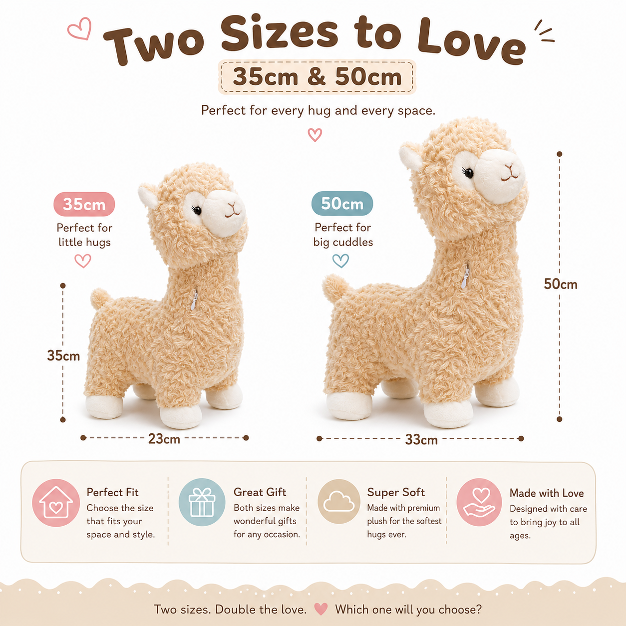 Fluffy Lama Soft Plush Toy