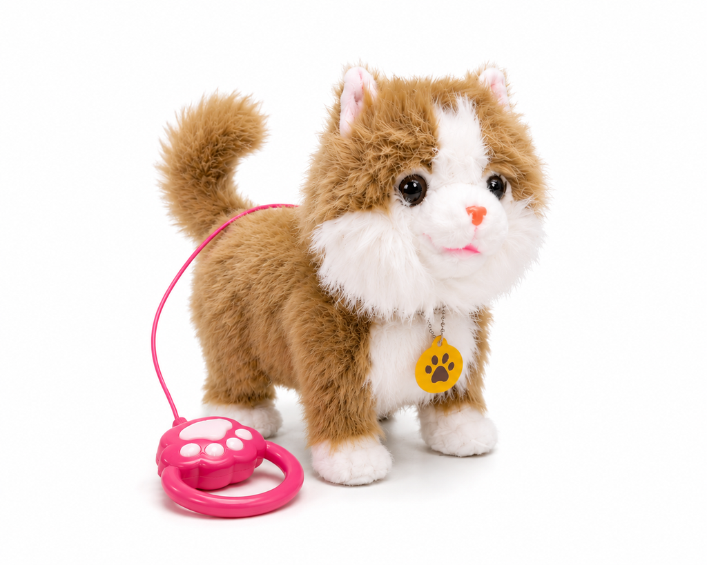 Walking Pet Cat Plush Toy