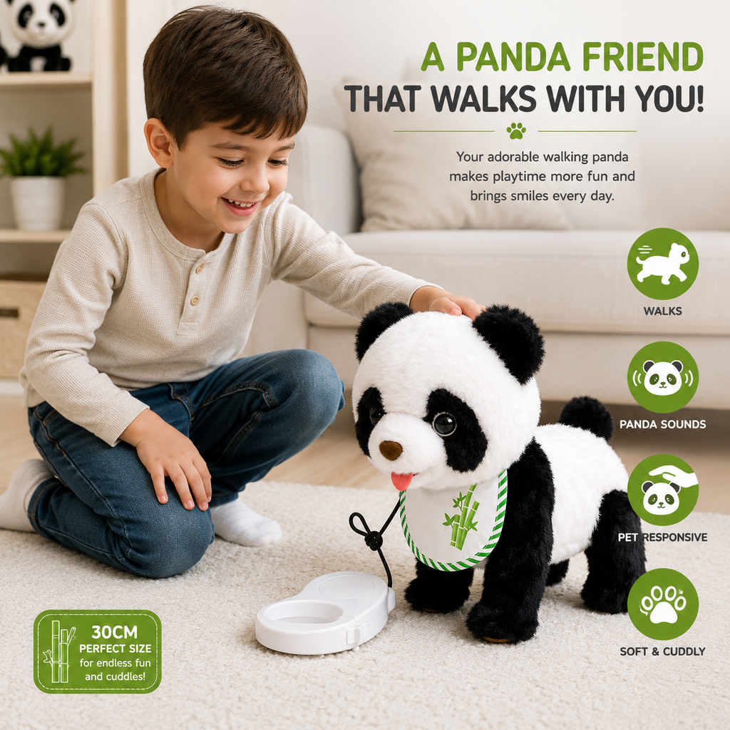 Walking Panda Plush Toy