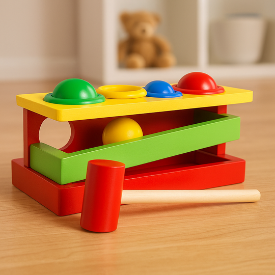 Wooden Hammer Pounding Activity Game