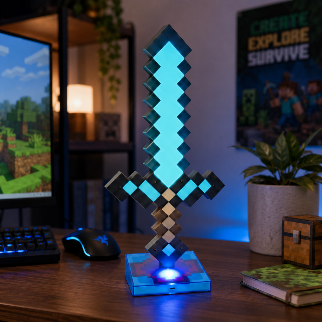 Minecraft LED Diamond Sword