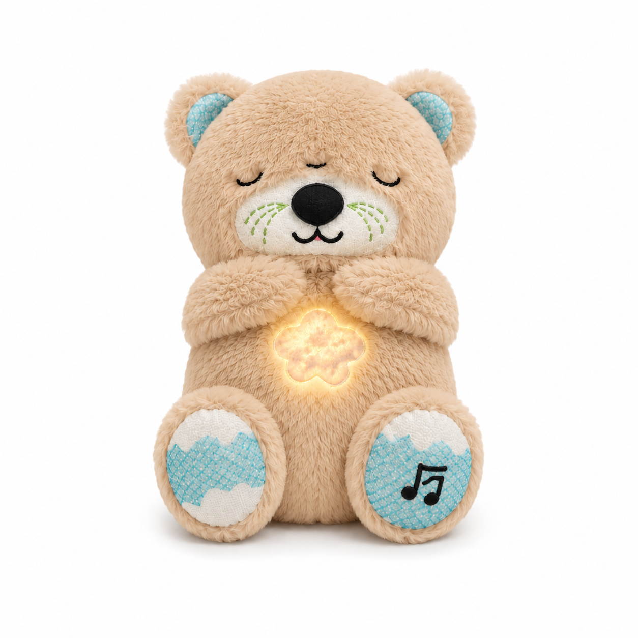 Breathing Teddy Bear Plush Toy