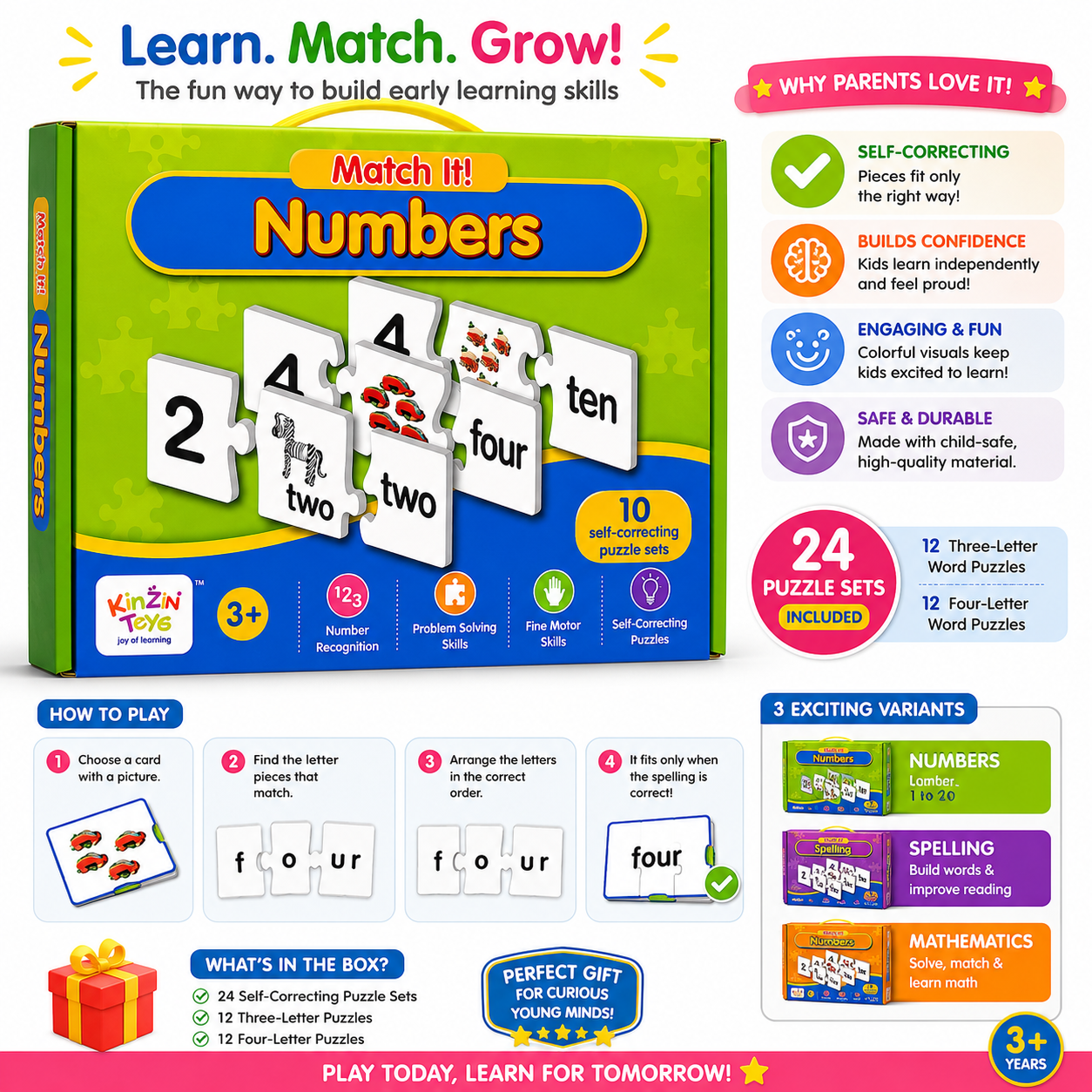 Match It! HomeSchooling Educational Puzzle Game