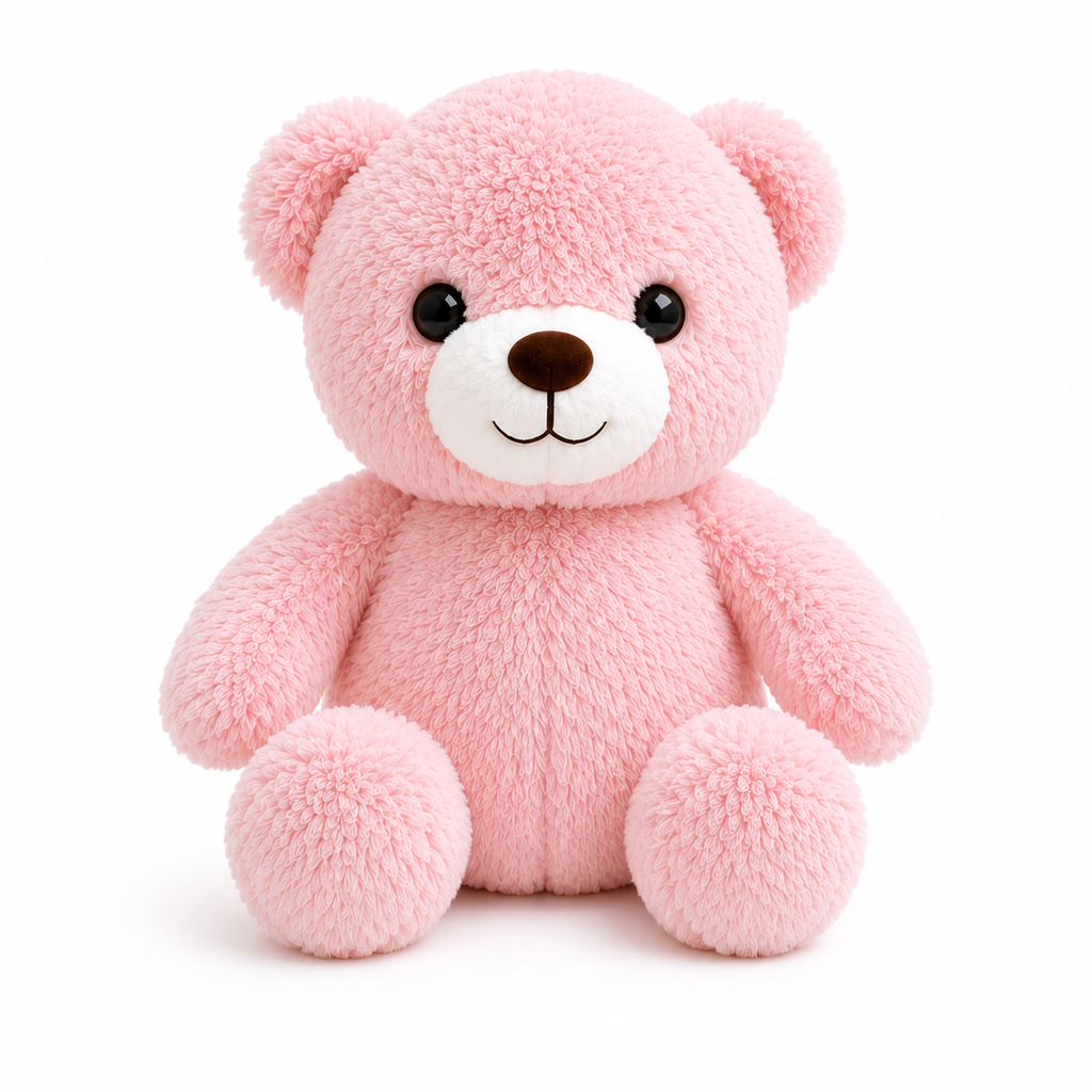 Cute Chubby Teddy Bear Plush Toy - Mini Soft Stuffed Animal Gift (10")