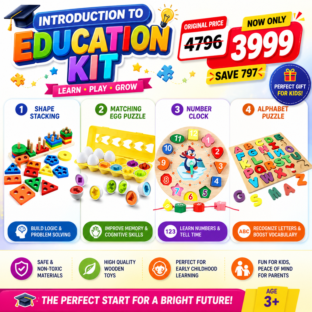 Early Learning Essentials Bundle — Smart Play for Growing Minds!