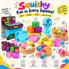 Ultimate Squishy Collection – NeeDoh Cubes, Butter, Buns & More