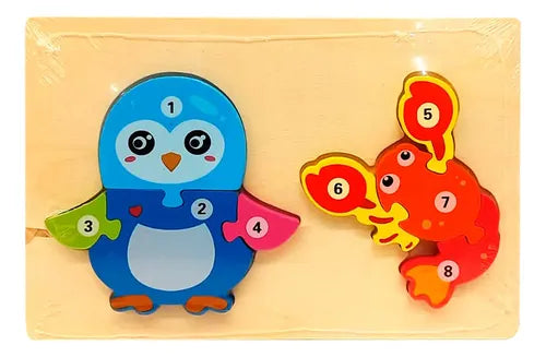 Wooden Jigsaw Puzzle Toy (Assorted Designs)