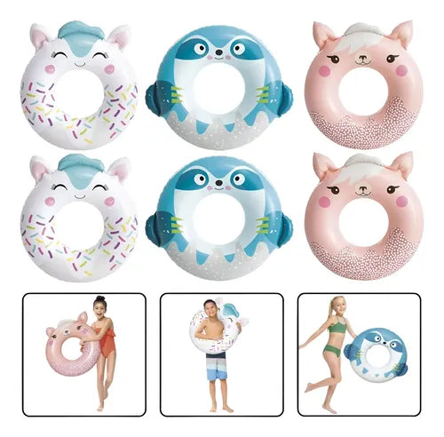 INTEX Animal Tubes & Color Tubes - Swimming Rings
