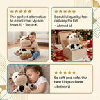 Cartoon Milk Cow Plush Toy with cow music