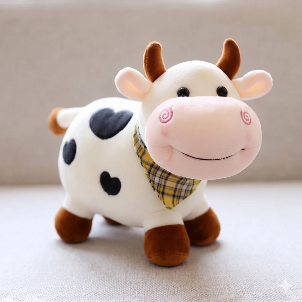 Cute Stuffed Cow Plush Toy