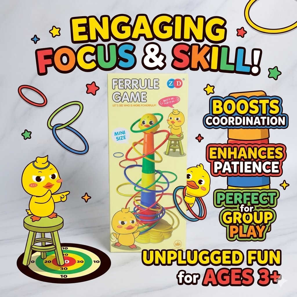 Mini Ring Colorful Stacking Target Toy for Kids