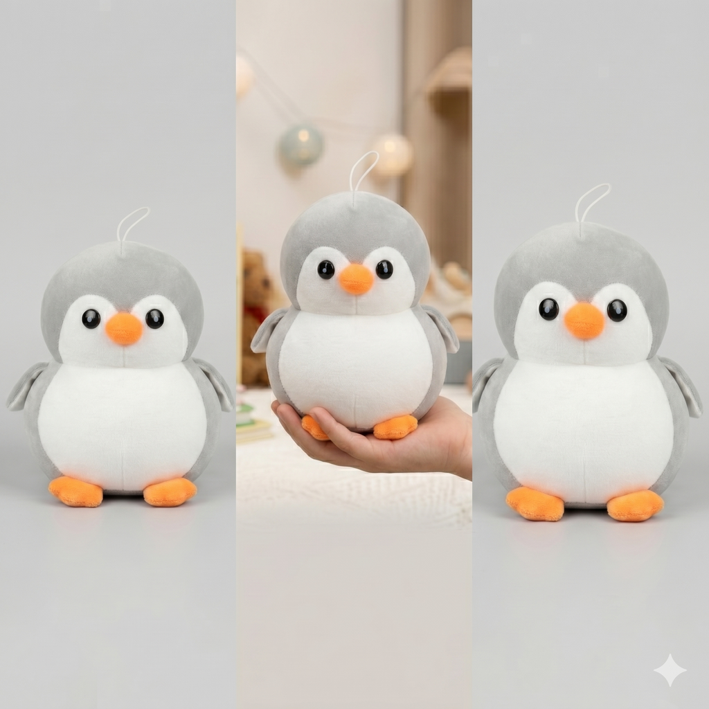 Cute Plush Penguin Toy – Soft Hanging Stuffed Animal