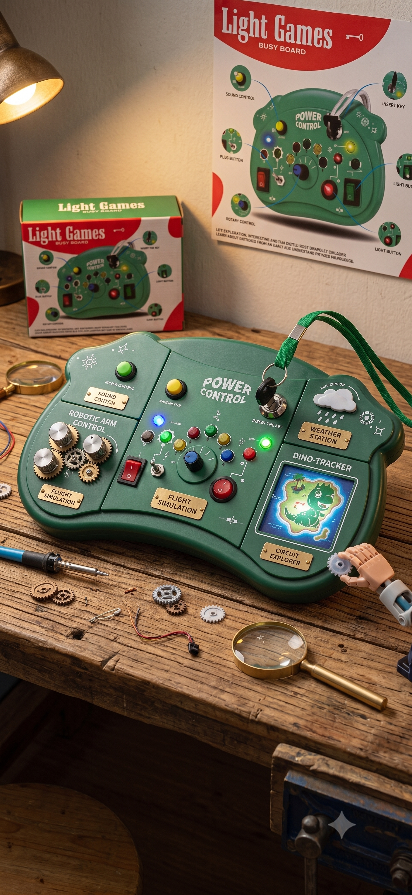 Light Games "Power Control" Busy Board