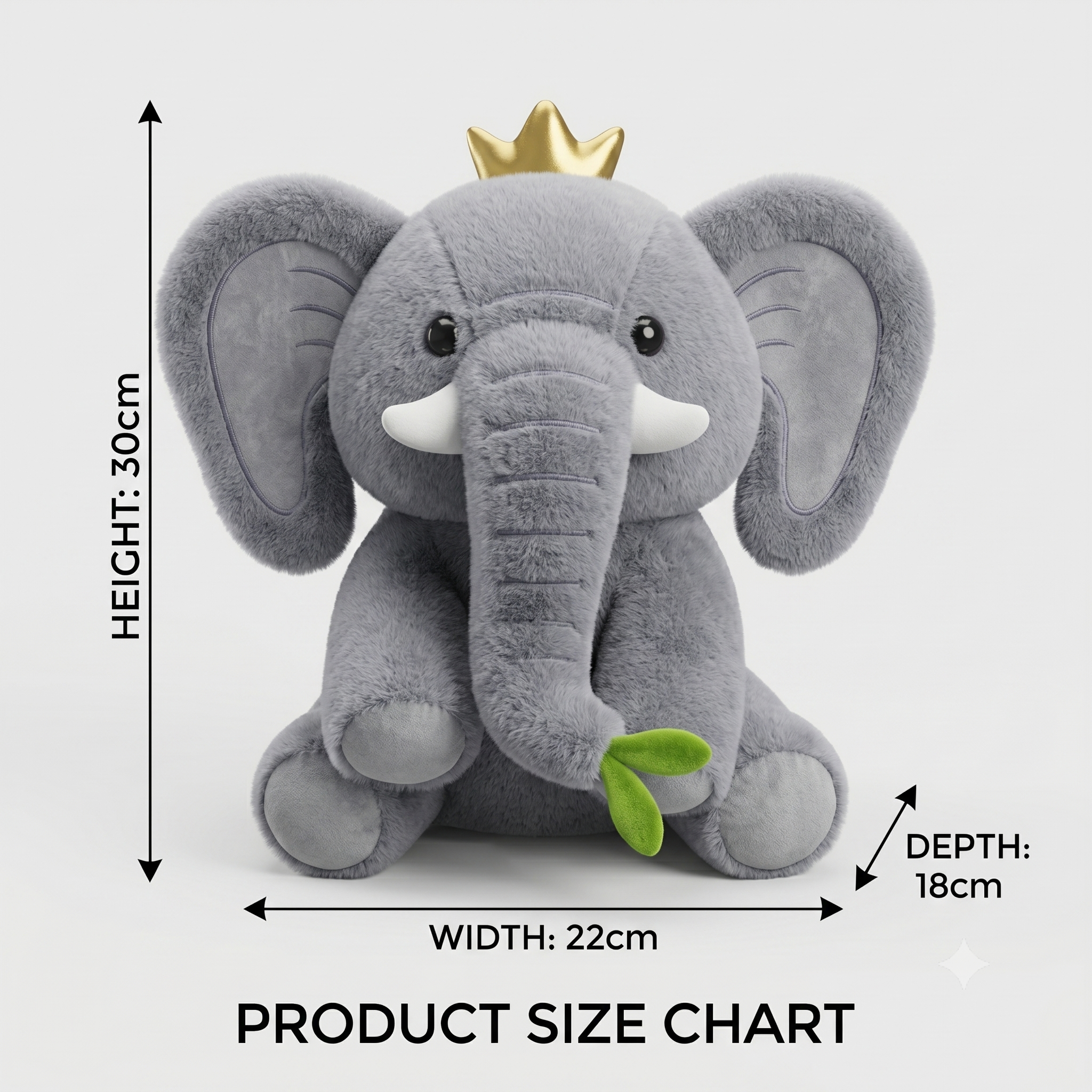 Female Elephant Doll Plush Toy