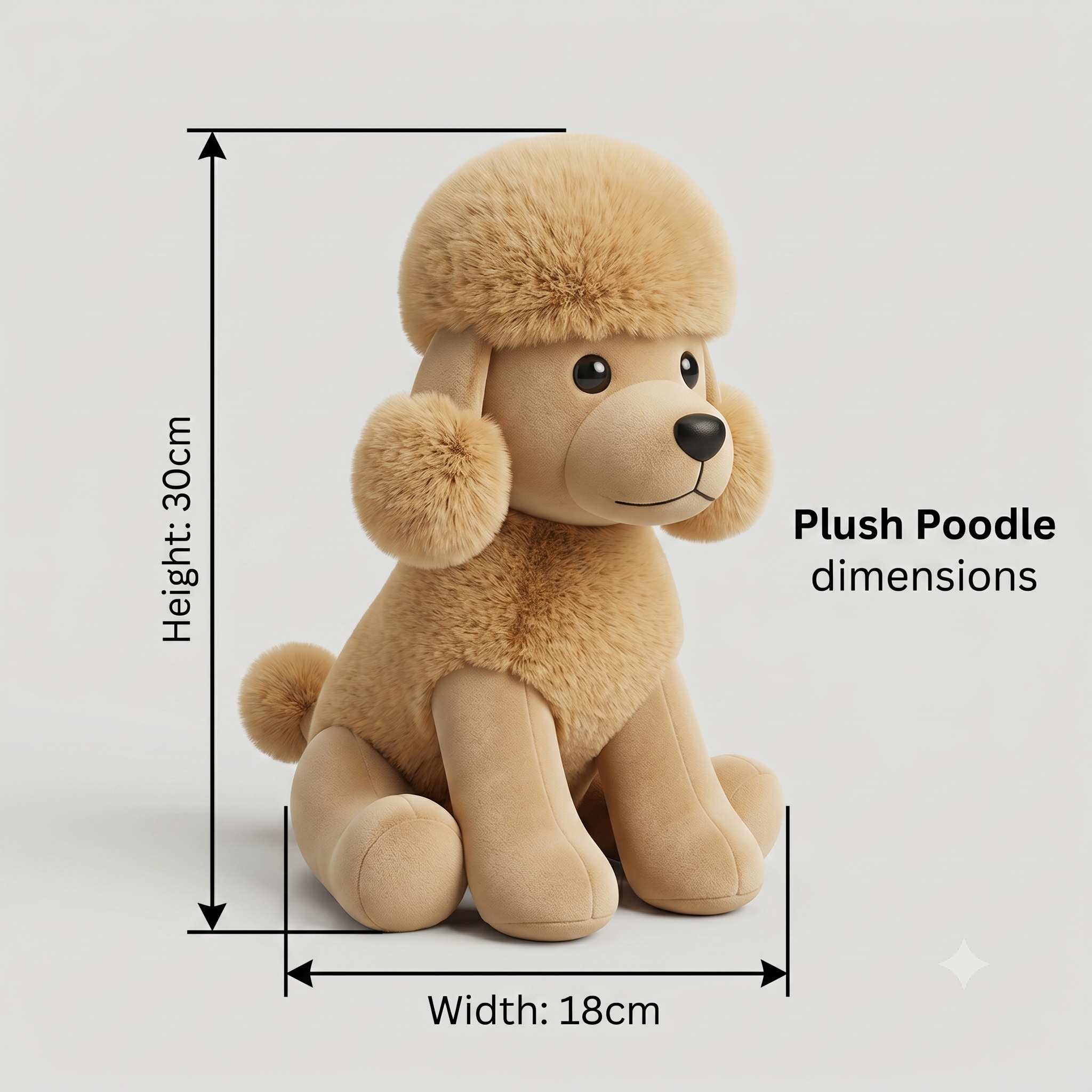 Cute Dog Plush Toy - 30cm