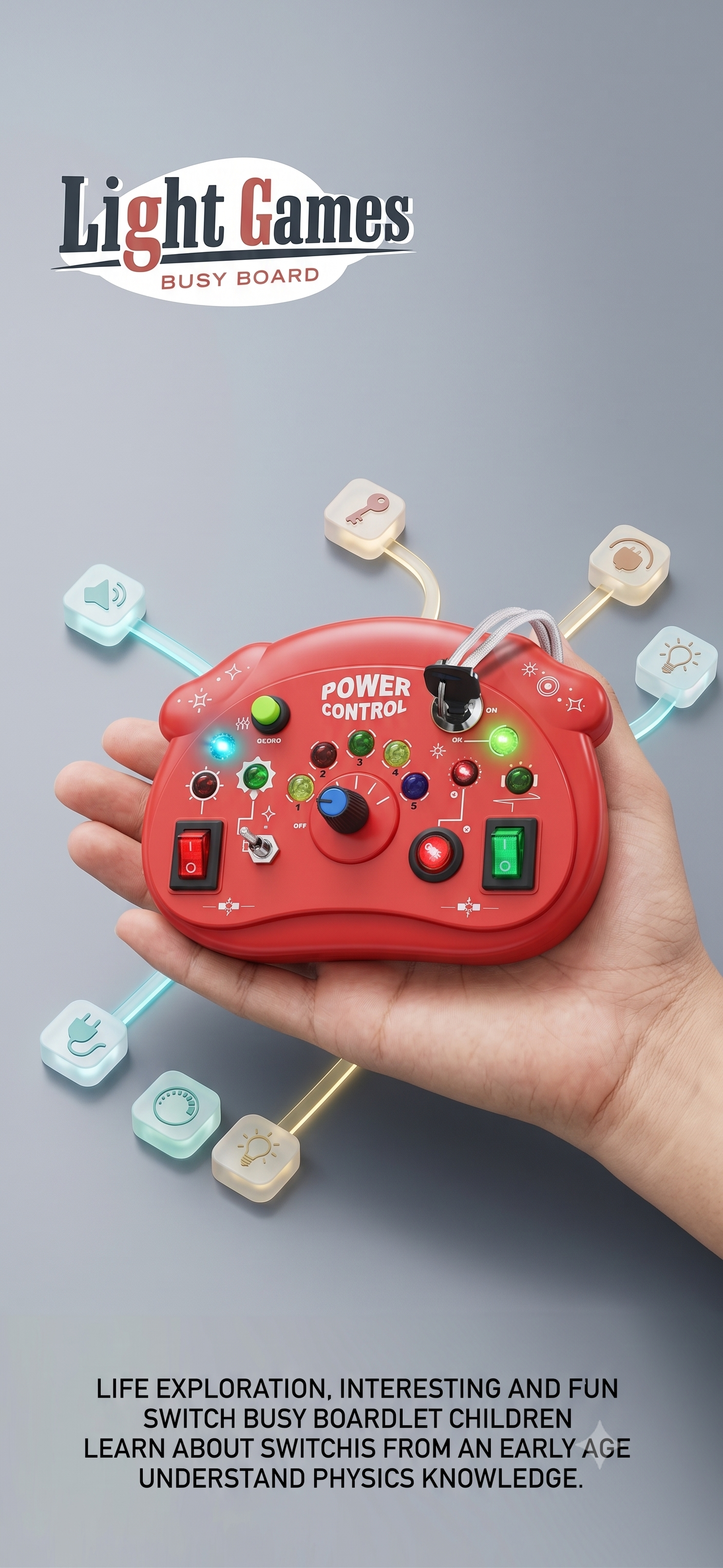 Light Games "Power Control" Busy Board