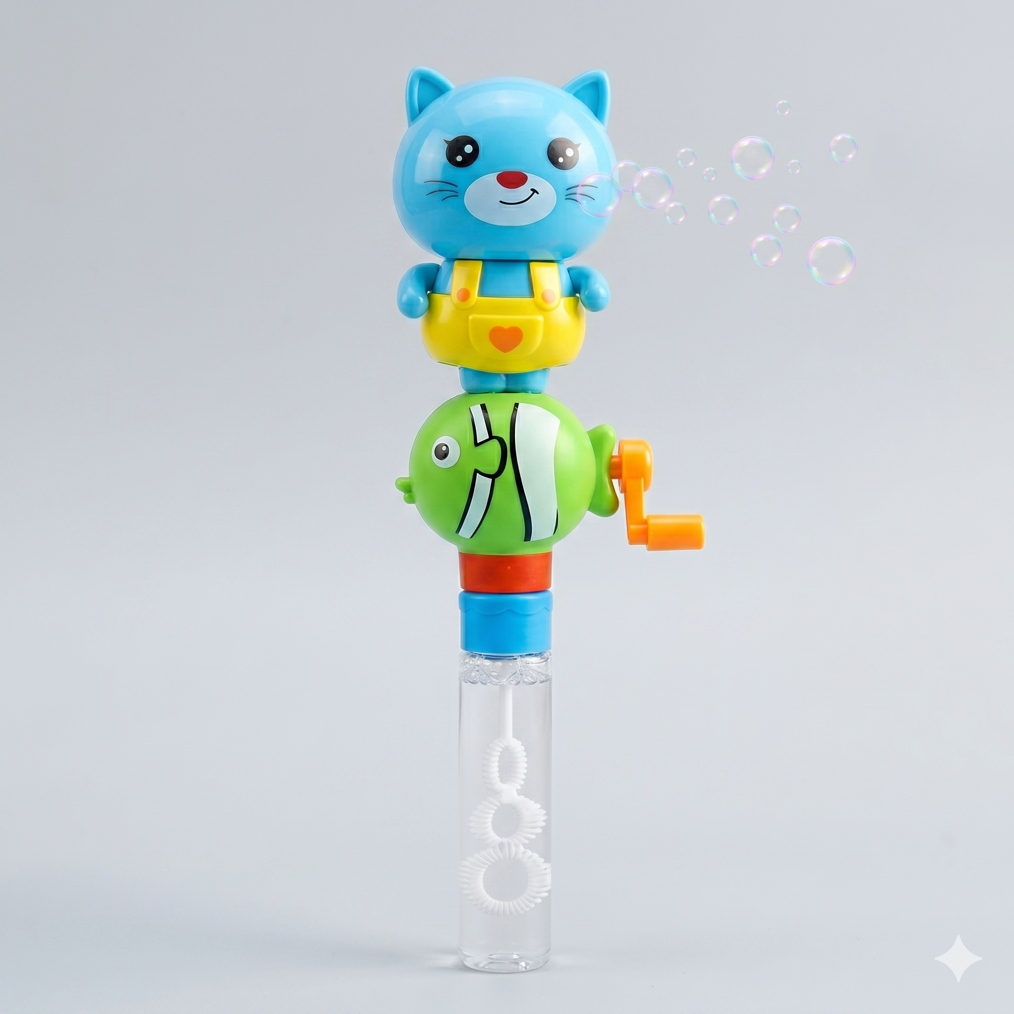hand crank bubble blower