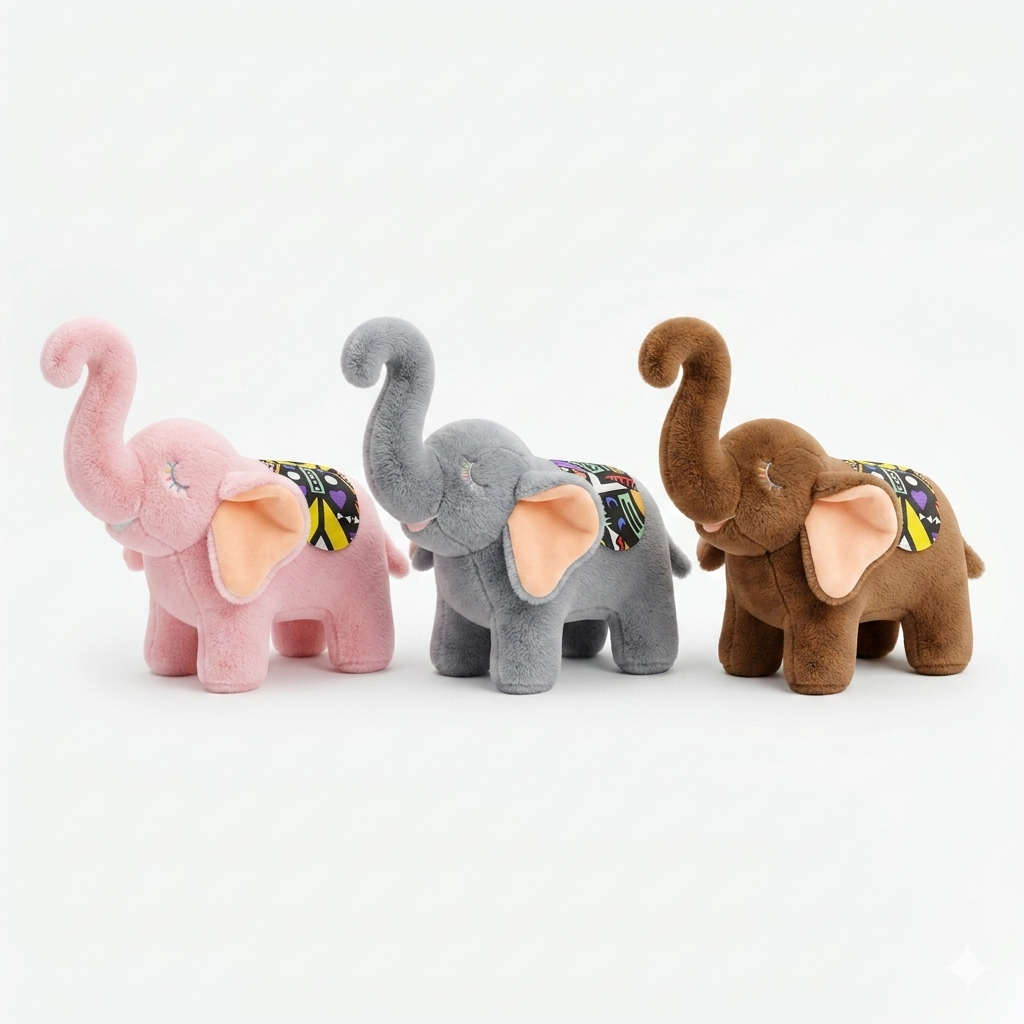 Wings Elephant Stuffed Plush Toy - 25cm