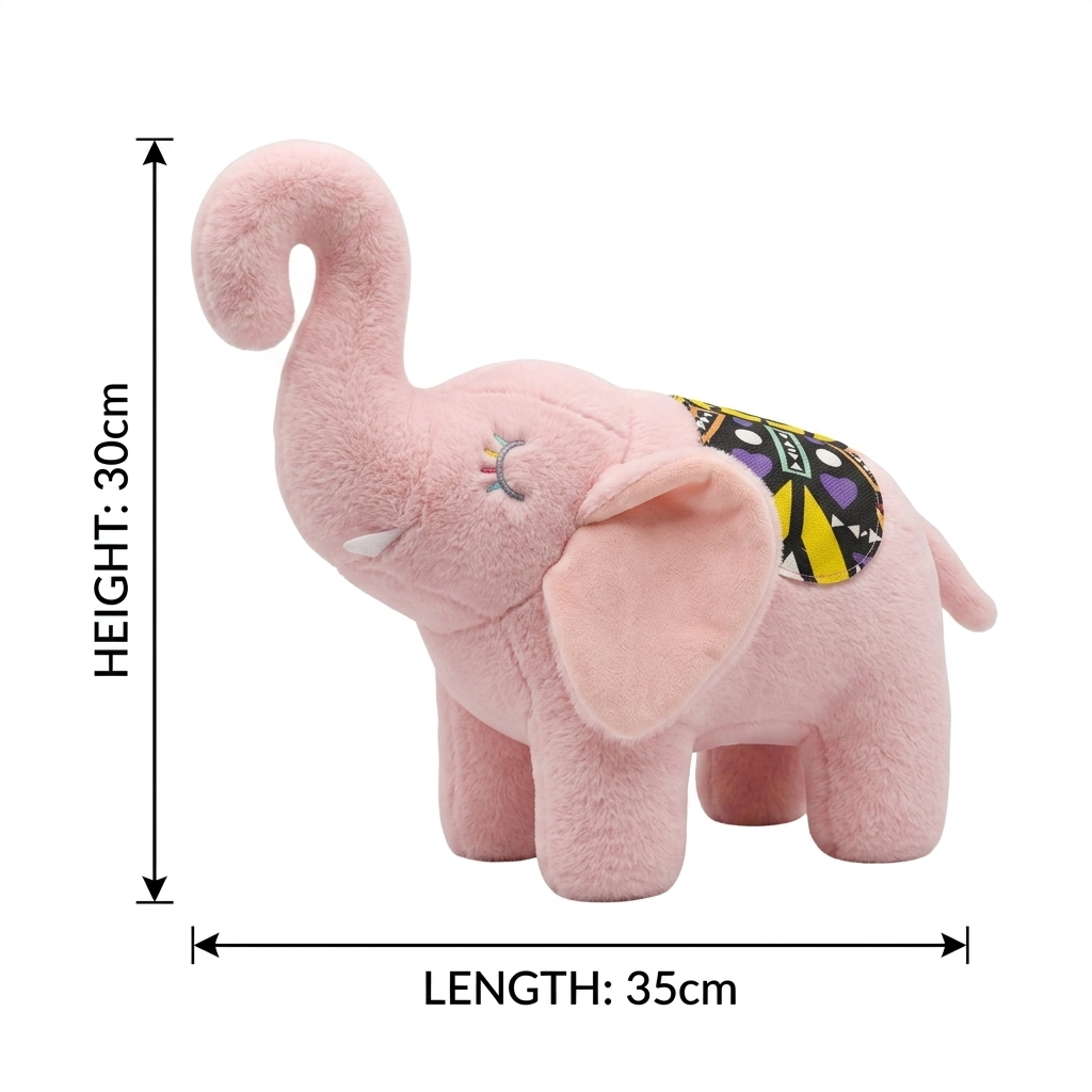Wings Elephant Stuffed Plush Toy - 25cm