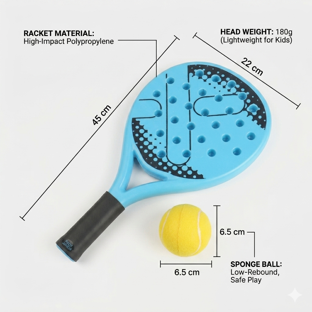 Padel Racket Pair Set for Kids