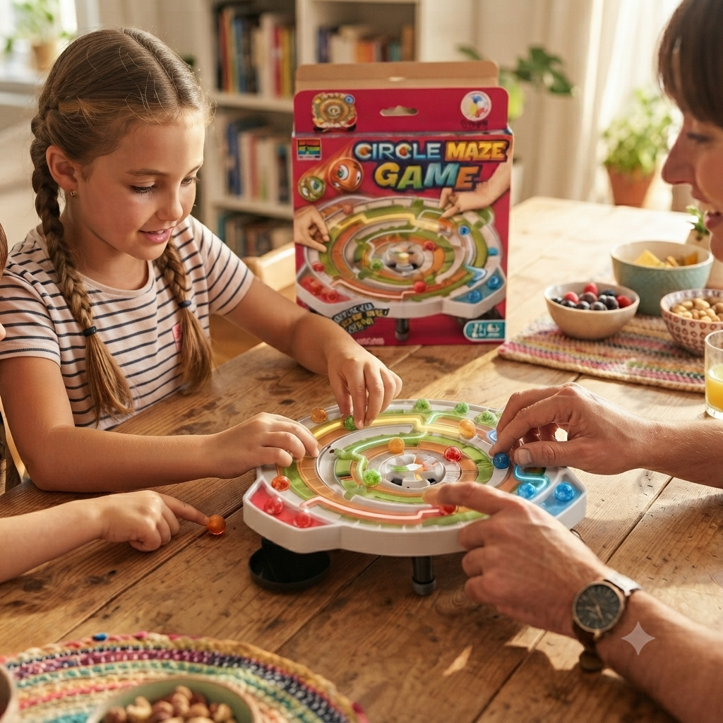 Circle Maze Game – Puzzle Line Strategy Board Game