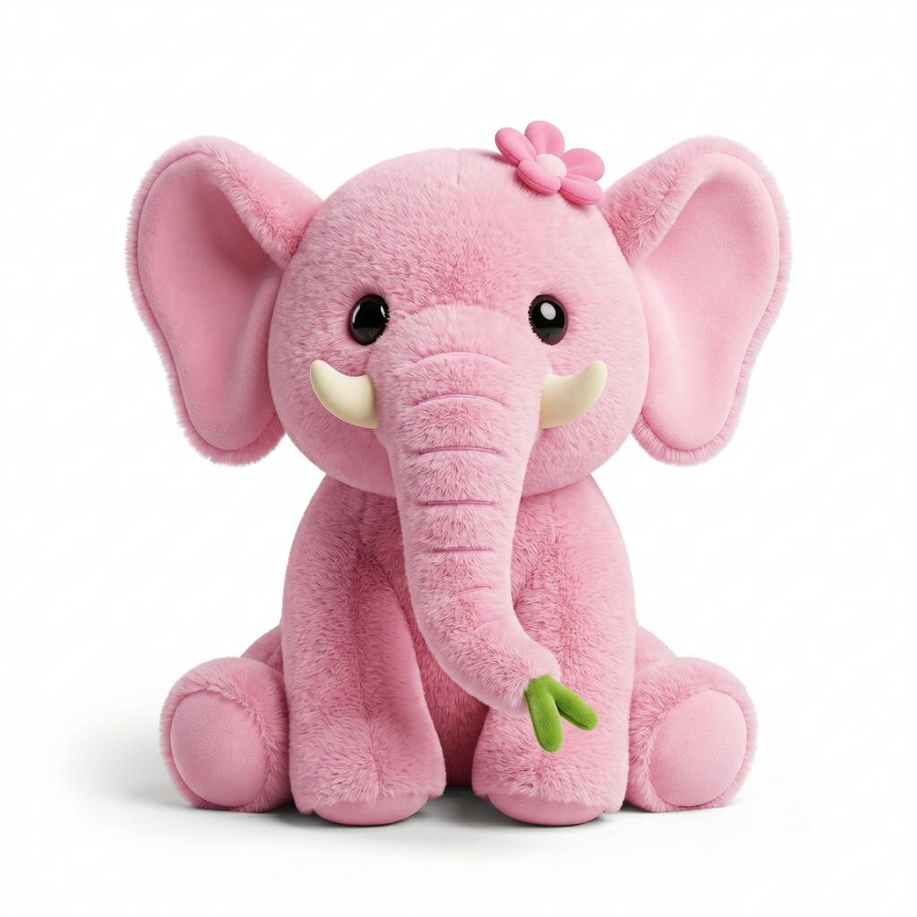 Female Elephant Doll Plush Toy