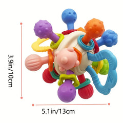 Huanger Teething and Sensory Rattle Toy