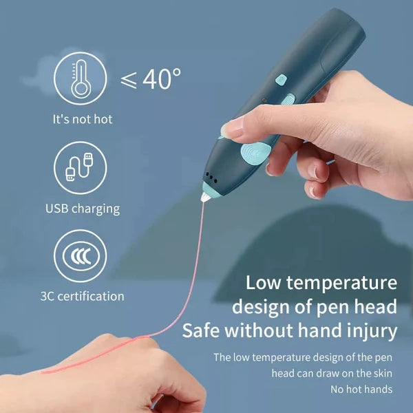 3D Fun Rechargeable Printing Drawing Pen 🎨🖊️