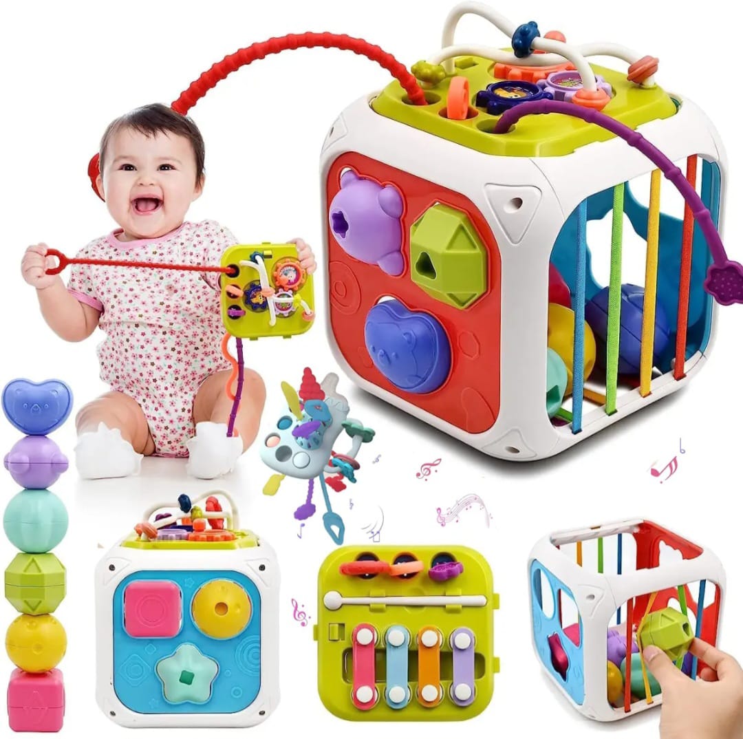 Activity Cube Box - 7 in 1 - JustForKids