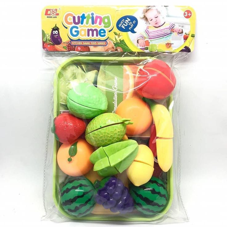 🍉 Velcro Cutting Fruit & Vegetable Playset 🥕