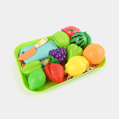 🍉 Velcro Cutting Fruit & Vegetable Playset 🥕