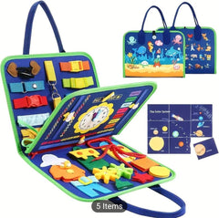 The Children's Busy Book – Interactive & Educational Activity Board