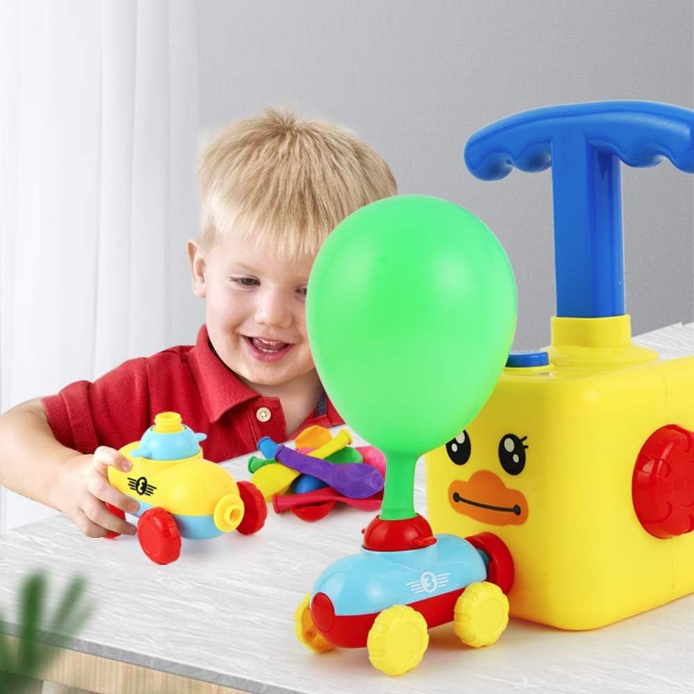 Air Pressure Balloon Powered Car Toy Set